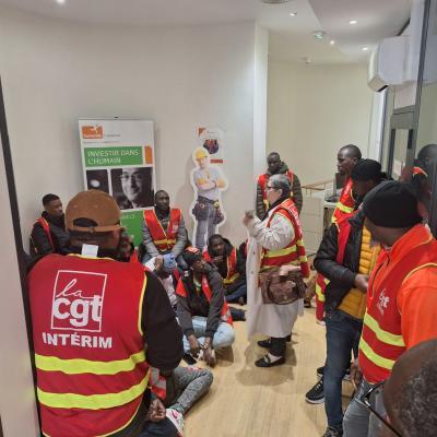 5 Avril, occupation de l'agence Adecco BTP Boulevard Voltaire à Paris jusqu'à nouvel ordre. Adecco et sa filiale QAPPA continuent à s'assoir sur leurs engagements, la CGt Adecco riposte.