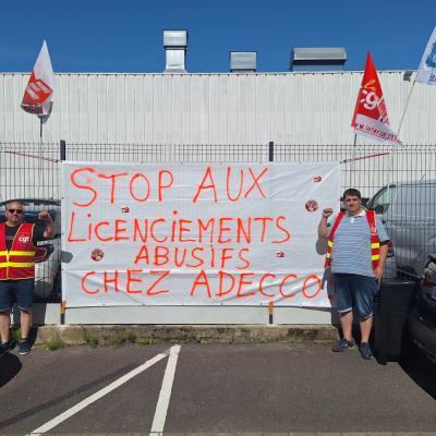 Agence Adecco de Thionville, stop aux licenciements abusifs.