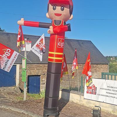 La CGT Adecco sur les routes du Tour de France 2025 : une étape pour les droits de l'intérim.